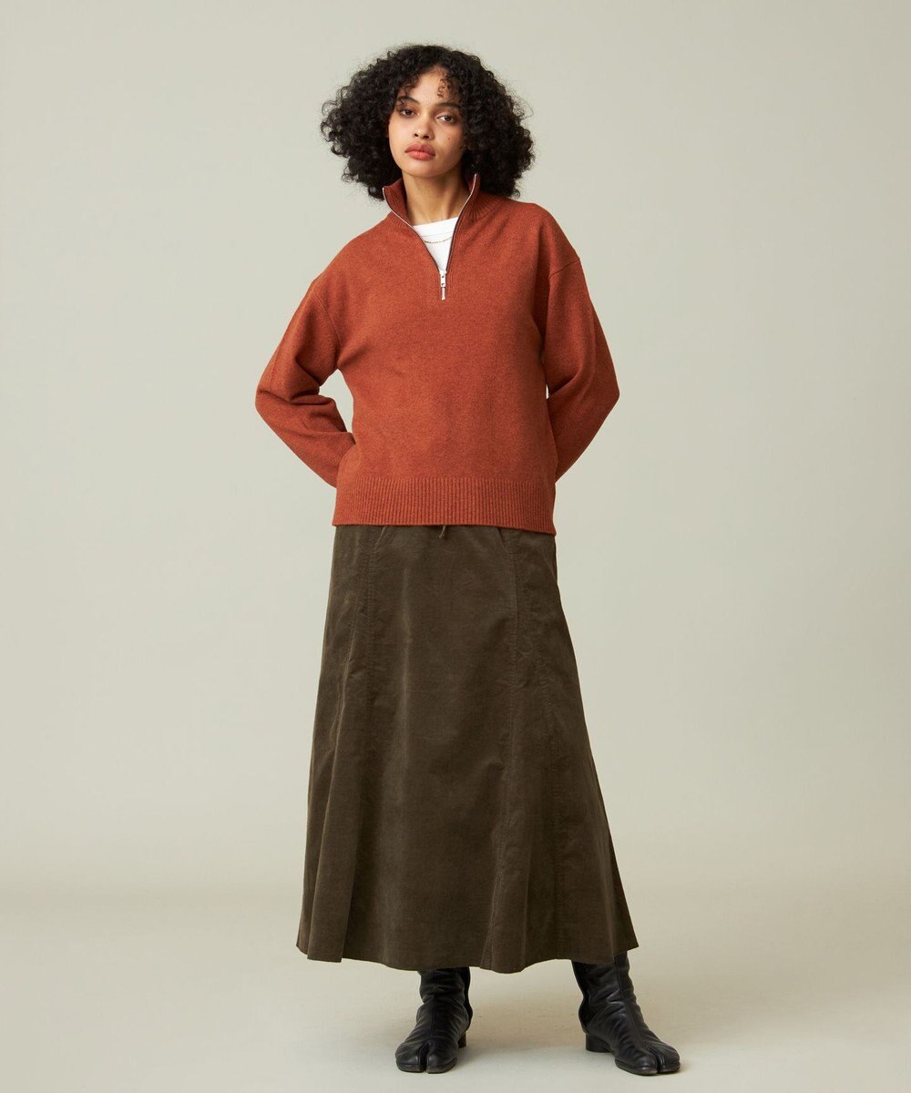 J.PRESS YORK STREET 【UNISEX】NEW ENGLAND ハーフジップニット 