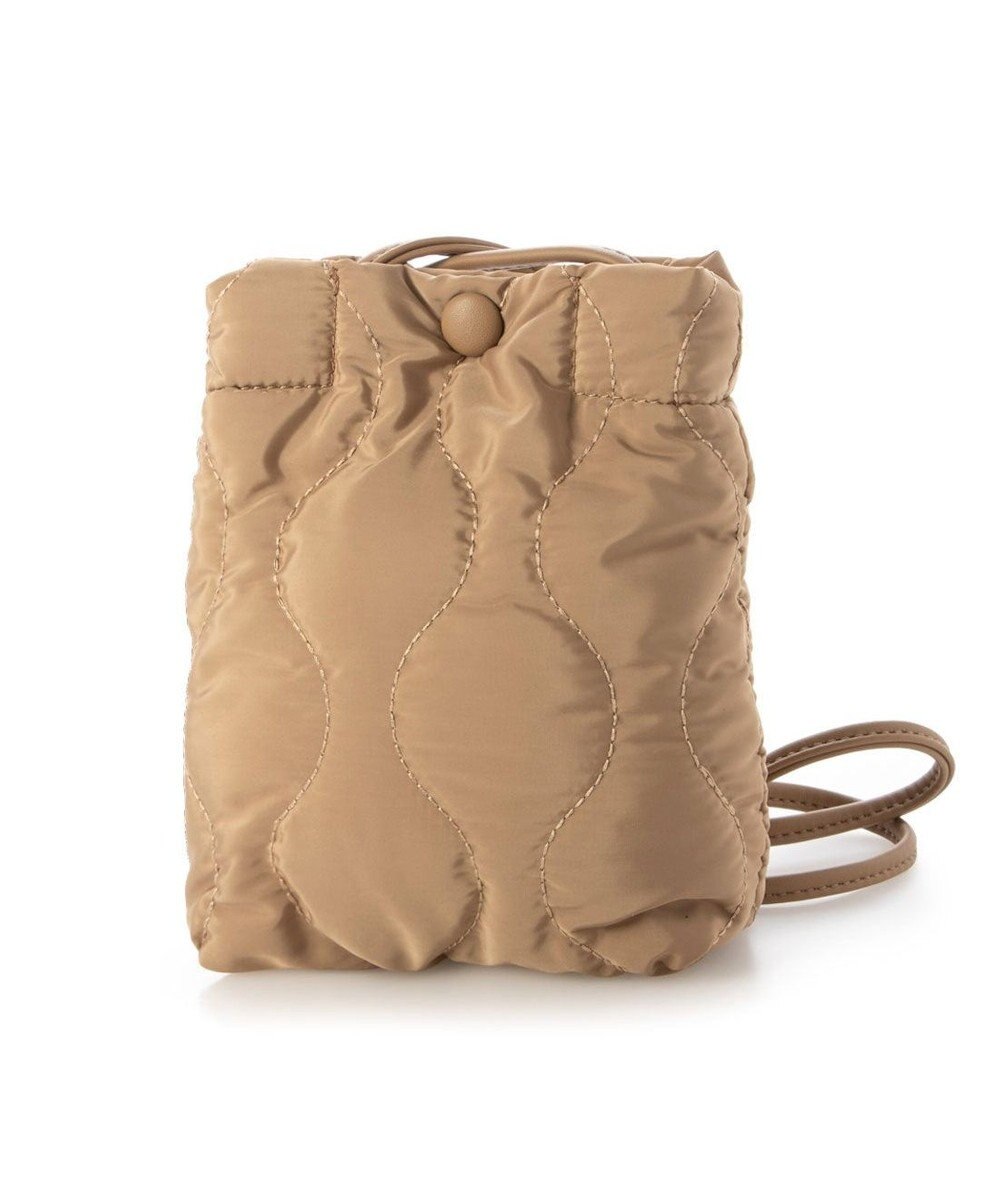 UNBILLION cachecache ナイロンキルティングスマホショルダー 