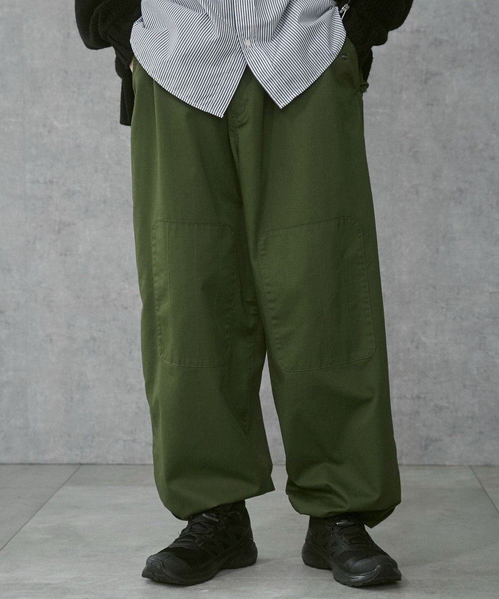 WEGO 【ウエストゴム/ユニセックス着用ITEM】サイドスリットコンバットパンツ 