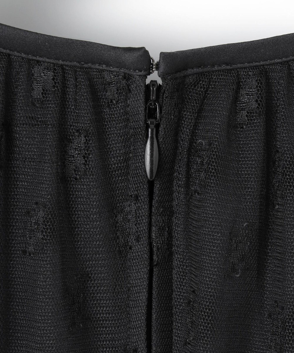 23区 【APPLAUDIR】シャーリングカットチュール ドレス 