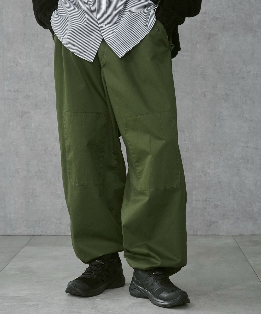 WEGO 【ウエストゴム/ユニセックス着用ITEM】サイドスリットコンバットパンツ 