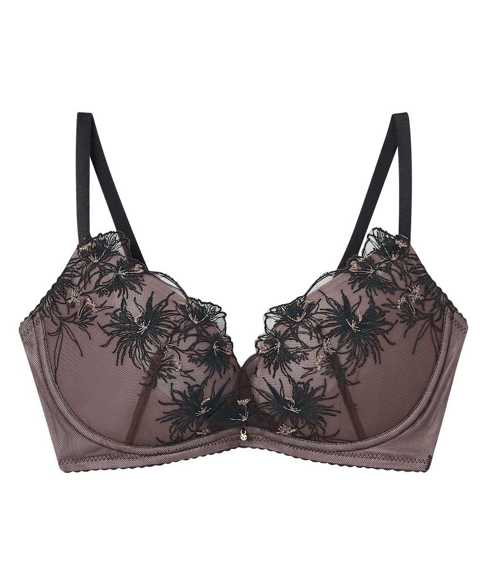 AMPHI ノンワイヤーブラ 谷間をメイク 脇高設計 A~Gカップまで対応 大きいサイズ 【BRAGENIC ブラジェニック 脇高細見えタイプ】 ブラジャー ブラ BMI353 アンフィ／ワコール 