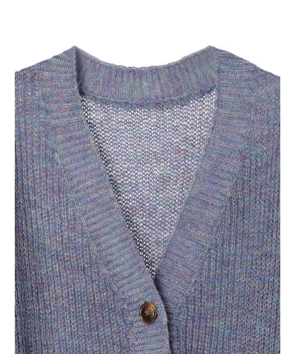 Green Parks Ｍｉｘカラーニットゆるカーディガン 