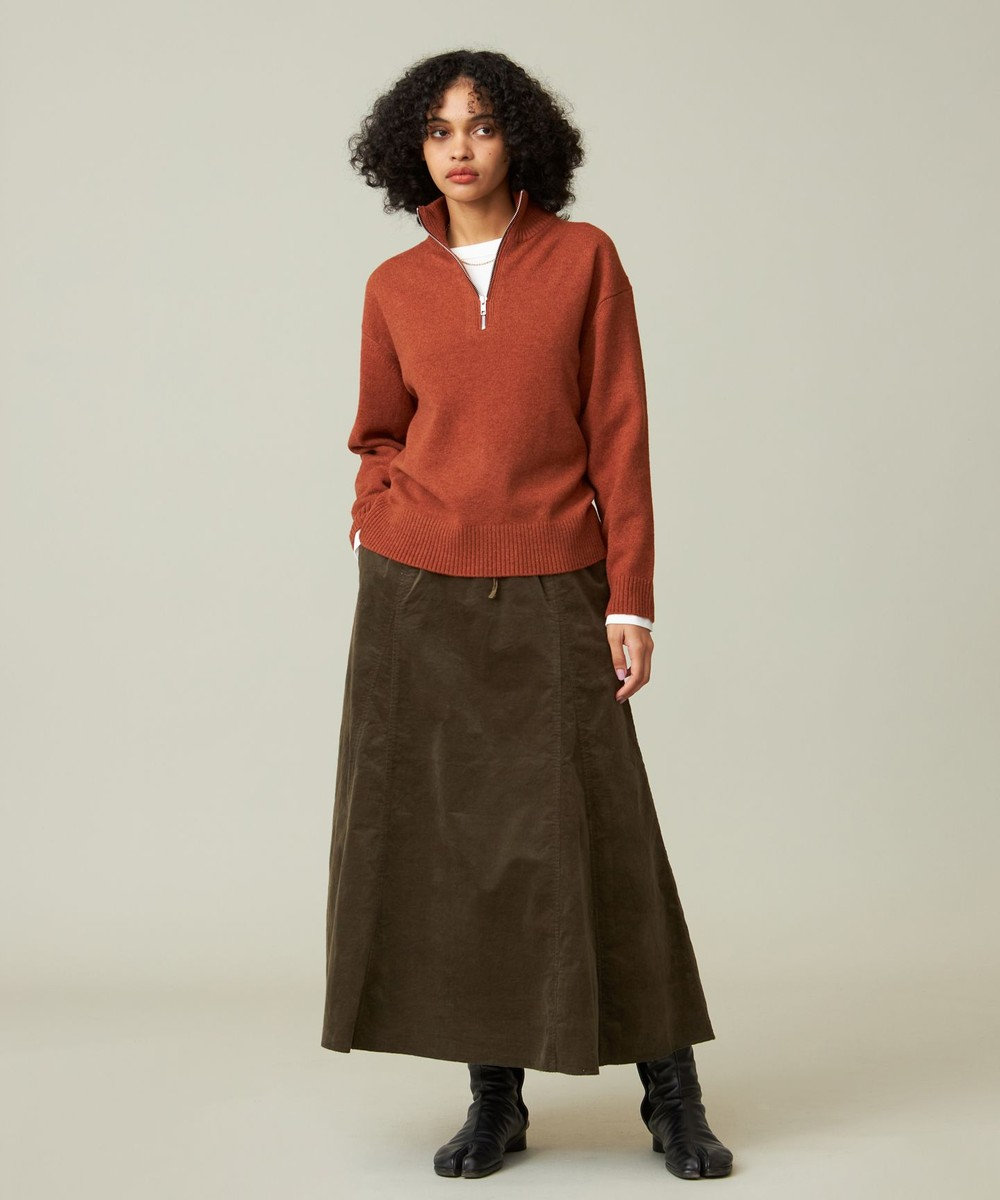 J.PRESS YORK STREET 【UNISEX】NEW ENGLAND ハーフジップニット 