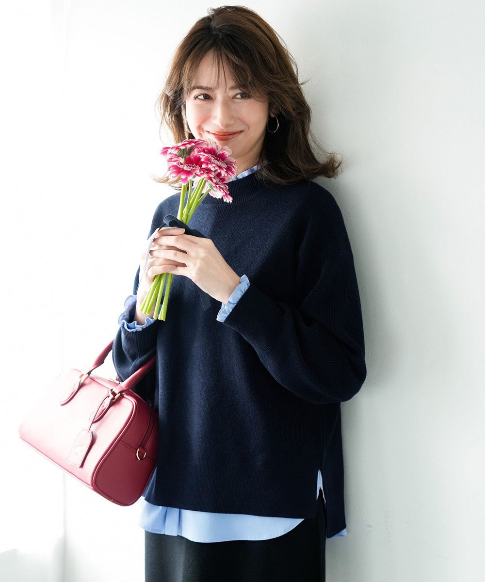 ANY SIS S ラインポイント ニット 