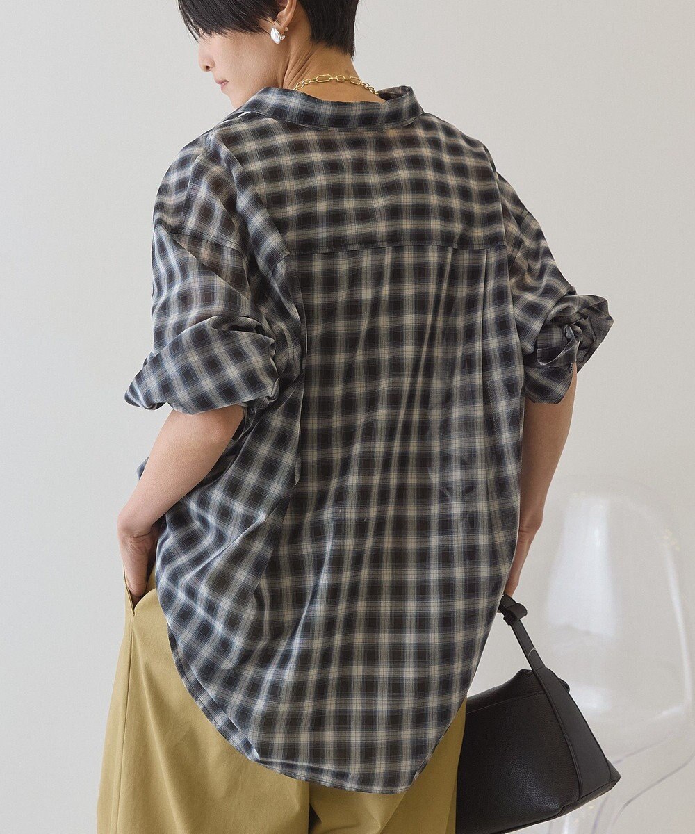 AMERICAN HOLIC シアーチェックシャツ 