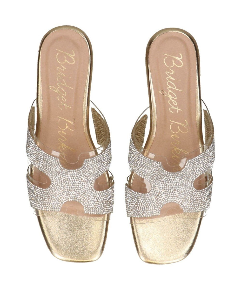 Bridget Birkin 【Bridget Birkin】クリアビジューミュールサンダル 