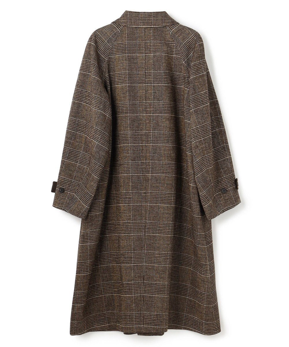uncrave モールチェック ステンカラーコート 