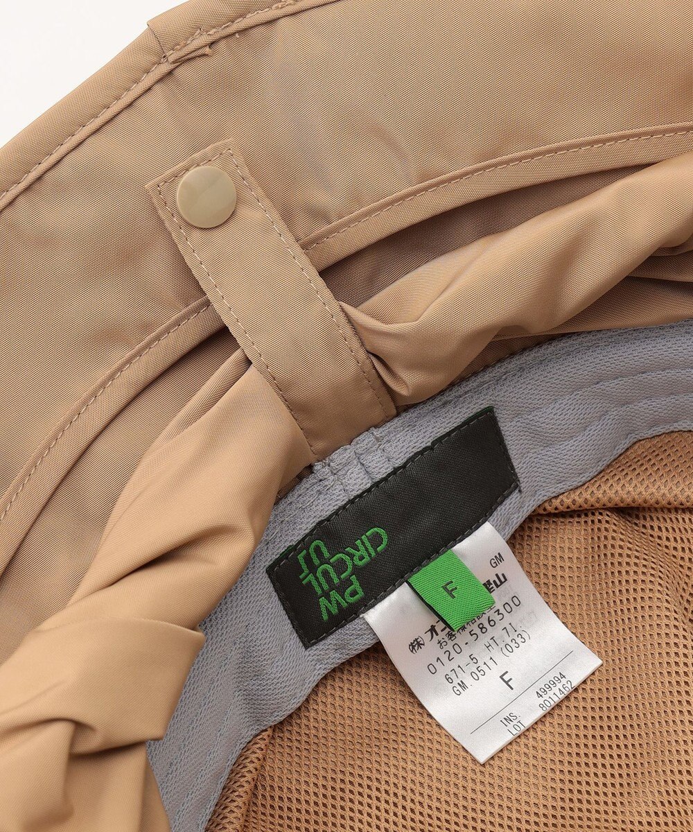 PW CIRCULUS 【手洗い洗濯可 / シェード付】【UNISEX】NEW！サンシェードバケットハット  ゴルフ 