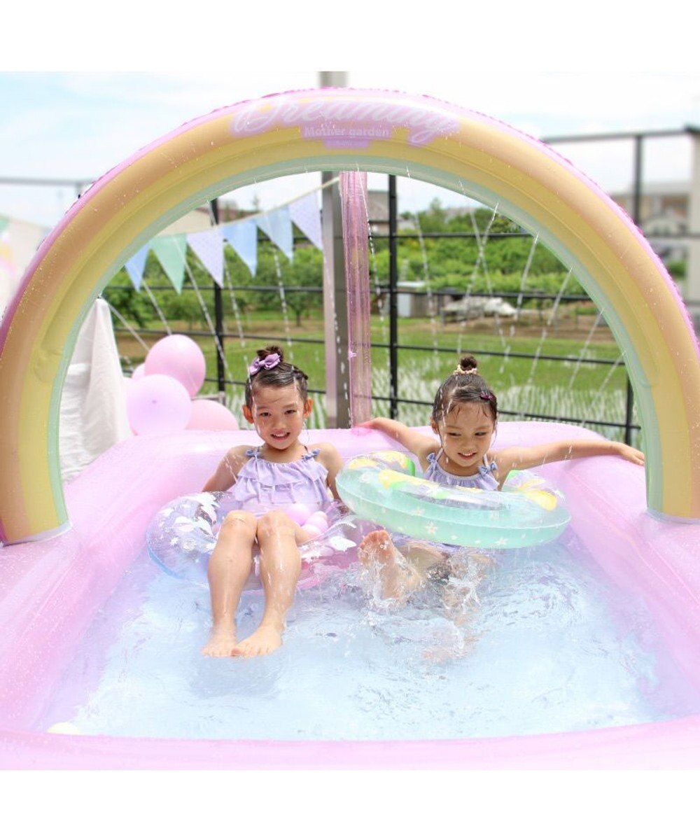 Mother garden マザーガーデン シャワーアーチ付き ユニコーンレインボー プール 