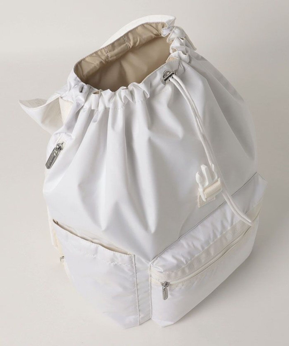 LeSportsac SMART FLAP BACKPACK/ピュアホワイト 