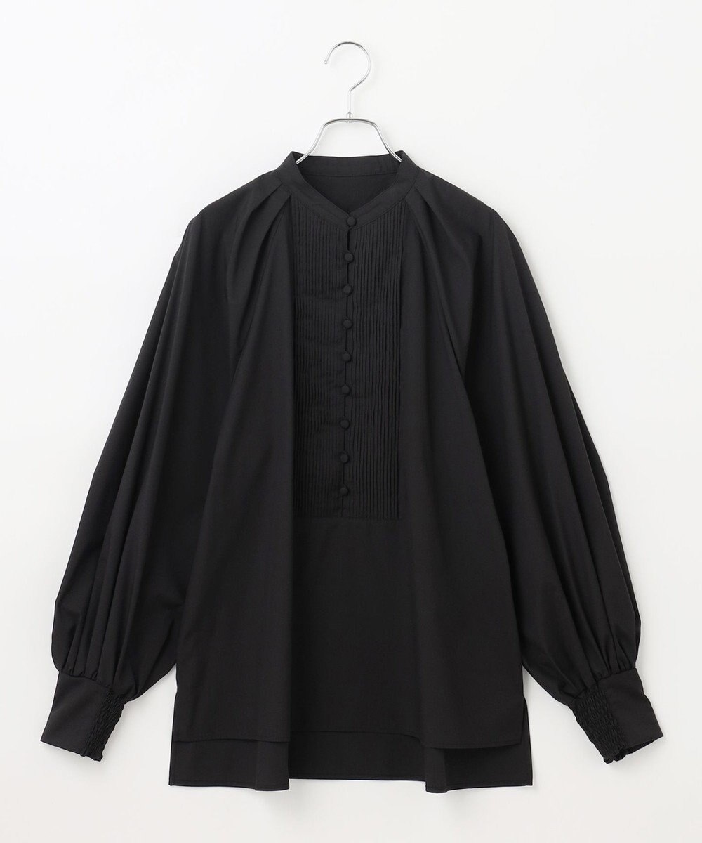 #Newans 【アイロンいらず】ロングピンタックブラウス 