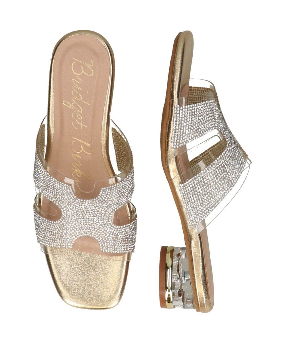 Bridget Birkin 【Bridget Birkin】クリアビジューミュールサンダル 