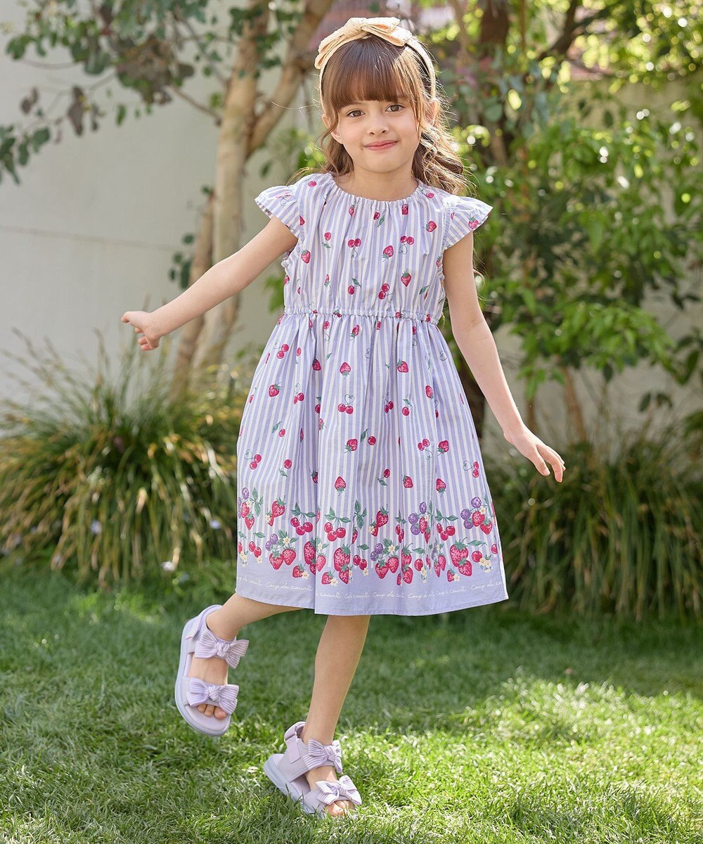 ANY KIDS 【WEB限定柄有】総柄 サマー ワンピース 