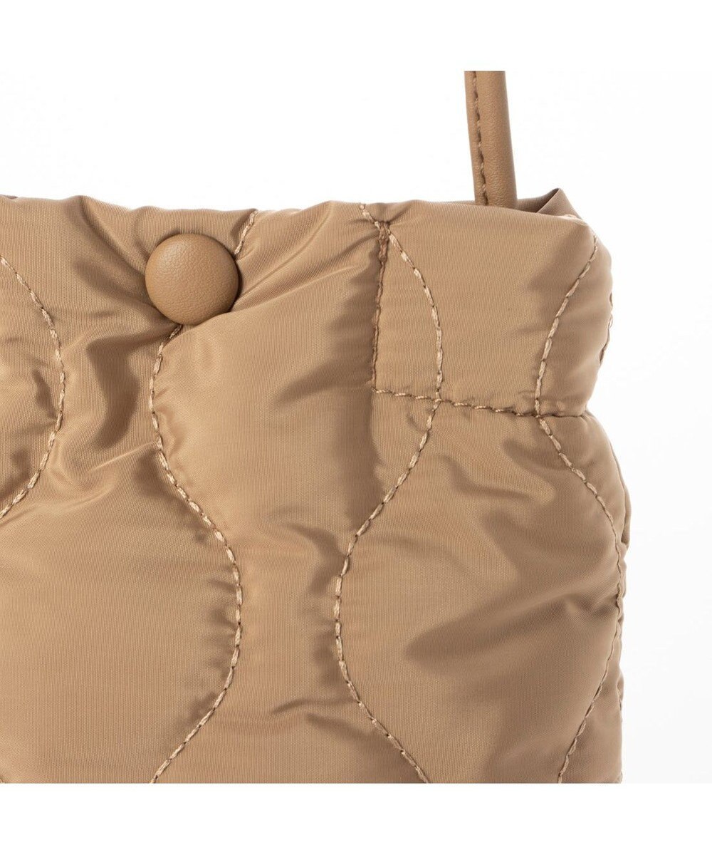 UNBILLION cachecache ナイロンキルティングスマホショルダー 