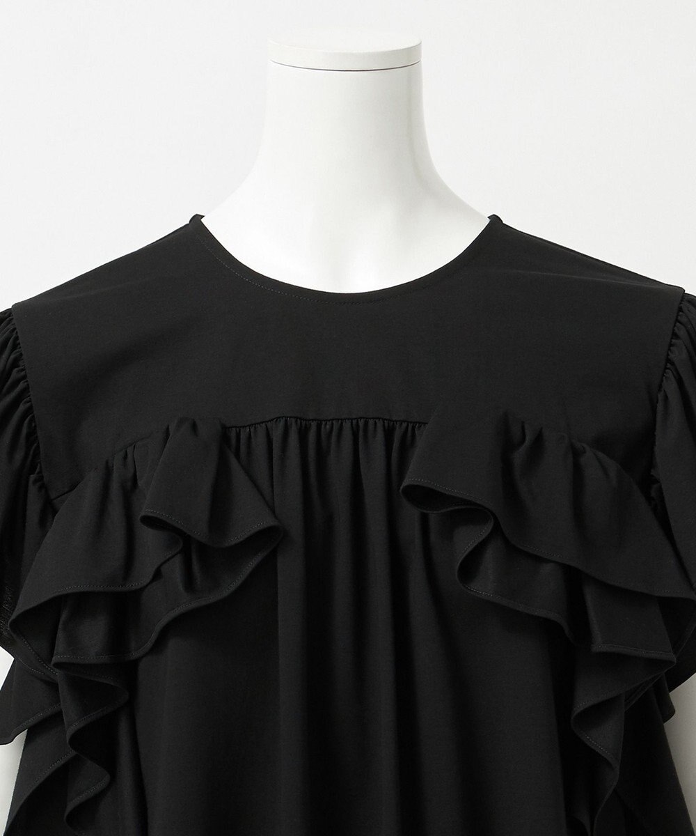 23区 S 【GOLD LABEL】ラッフルスリーブジャージー カットソー 