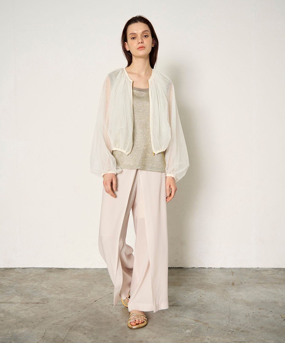 GRACE CONTINENTAL ラメカットトップ 