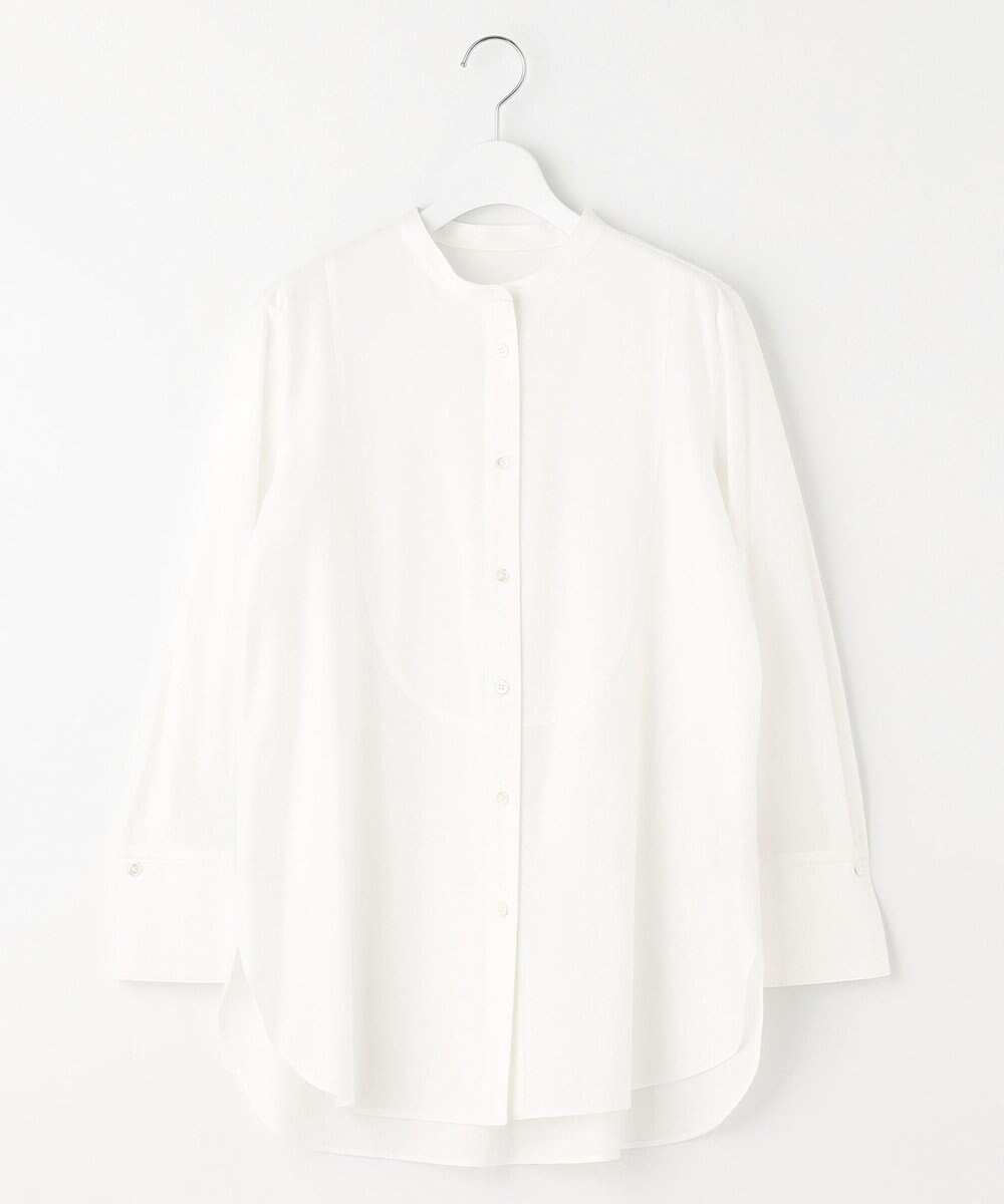 自由区 【洗える】ストレッチシャーティング ブザムシャツ 