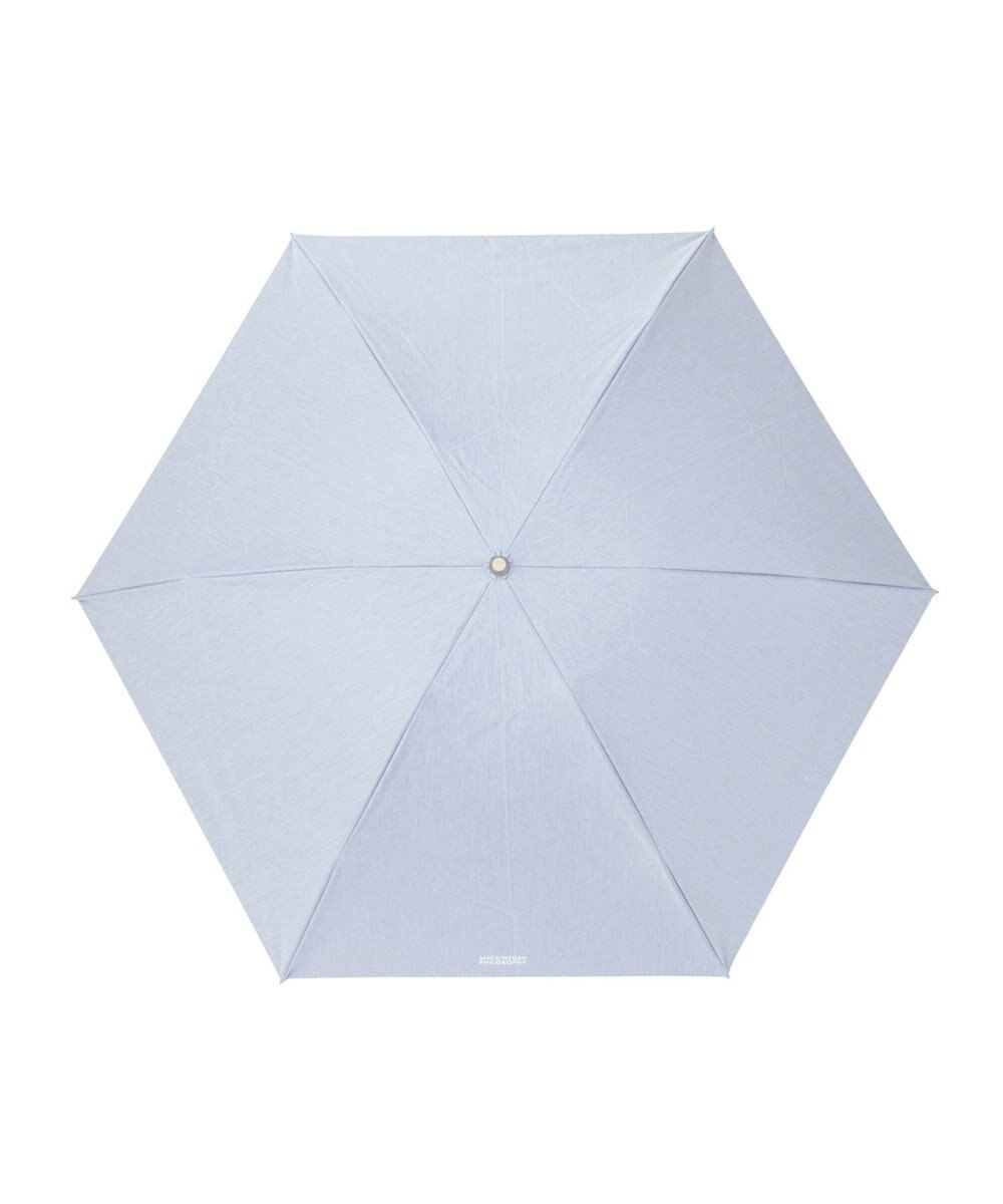 MOONBAT 【フワクール生地使用/軽量】MACKINTOSH PHILOSOPHY 遮光 晴雨兼用 折りたたみ日傘 シャンブレー 