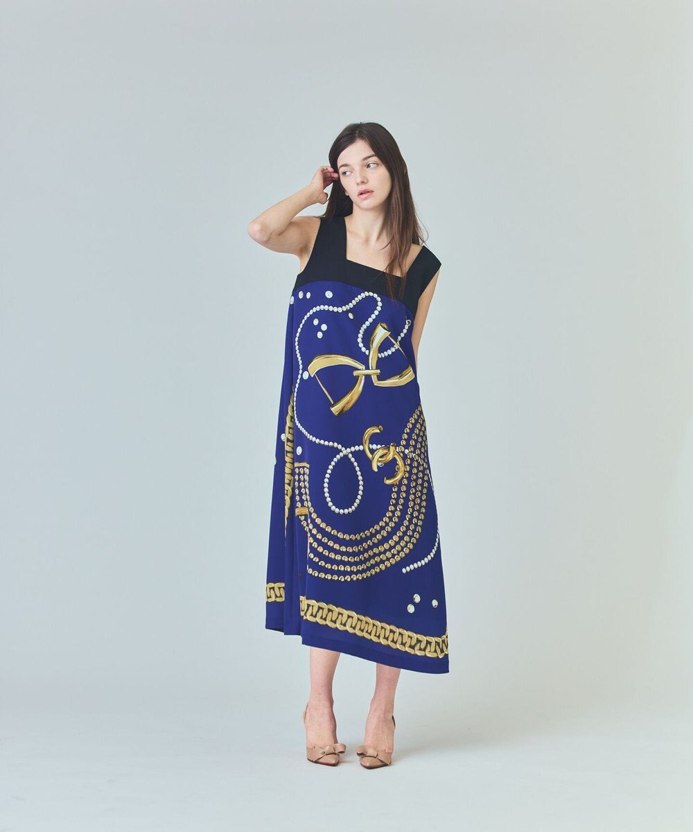 GRACE CONTINENTAL ジュエリーモチーフドレス 