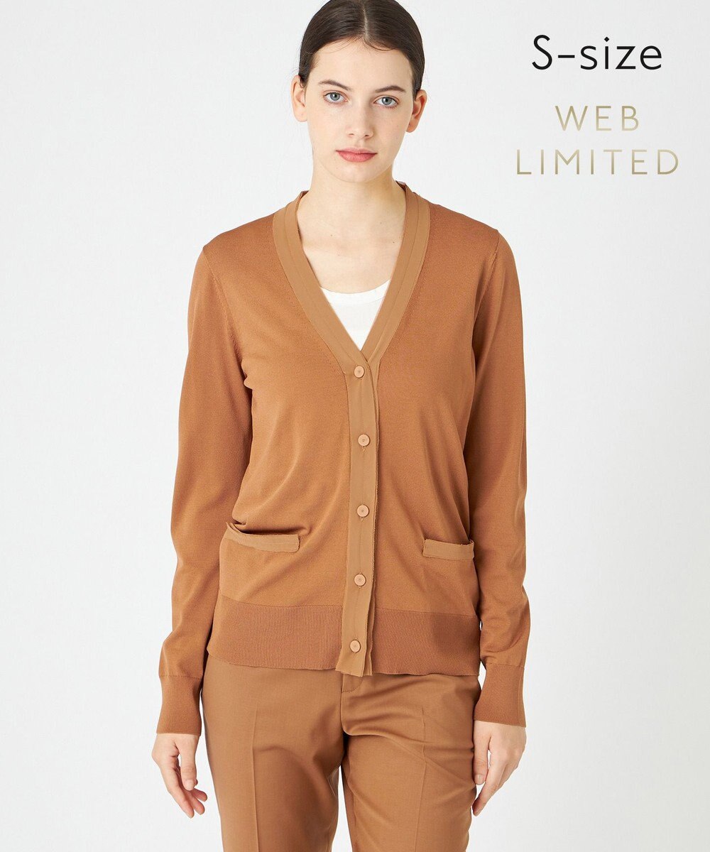 BEIGE， 【WEB限定・S-size】KINABALU / ニットカーディガン Camel