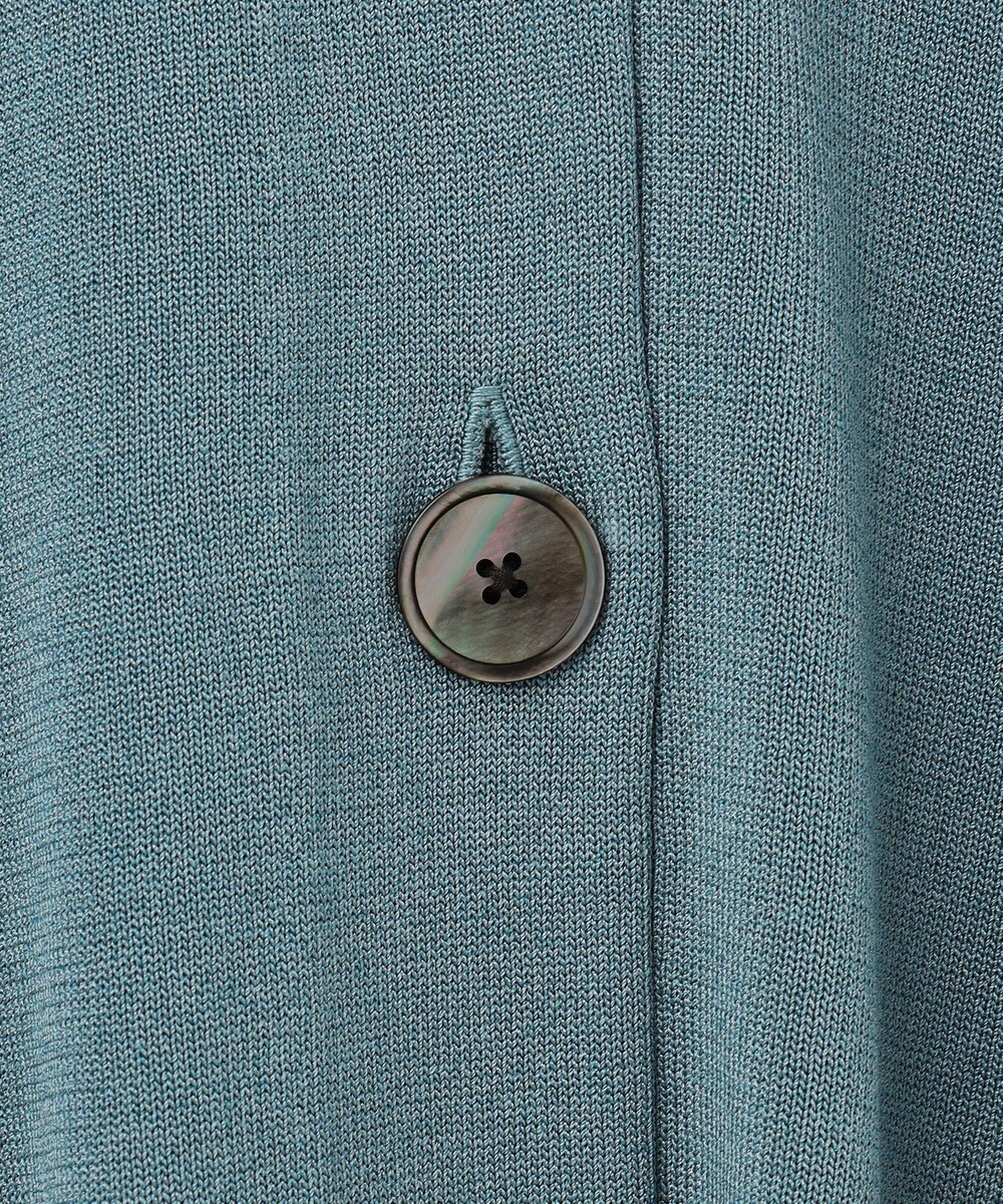 J.PRESS LADIES L 【洗える】SILKY RAYON STRETCH Vネック カーディガン 