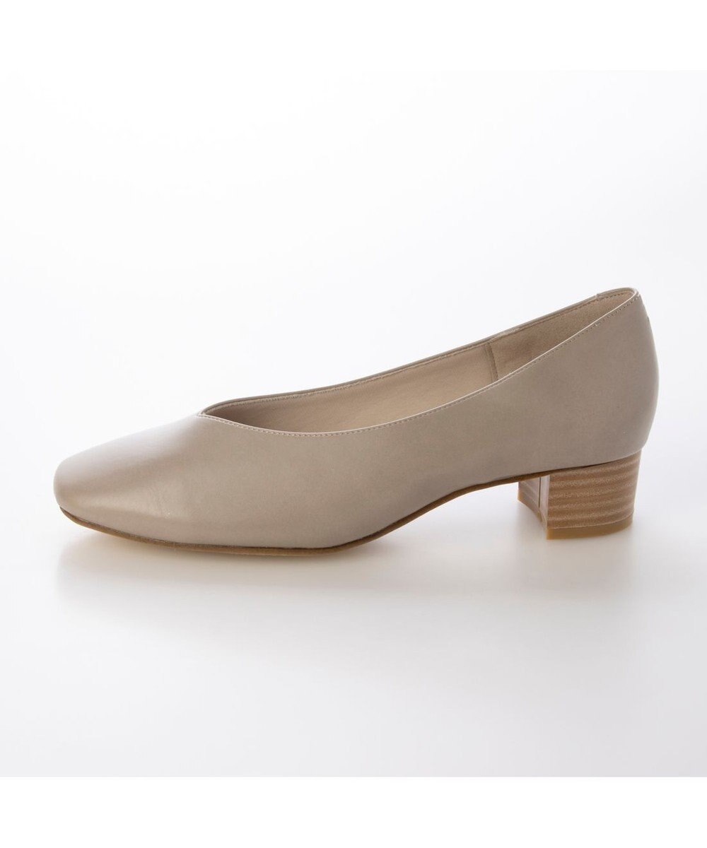 ing <ing>【WEB限定】【レイン対応】スクエアトゥVカットパンプス 