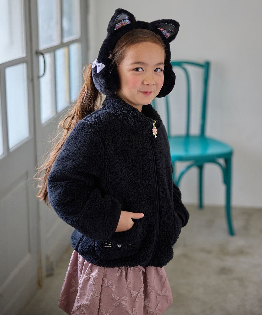 ANY KIDS 【ドッキング可能】ネコボアブルゾン 