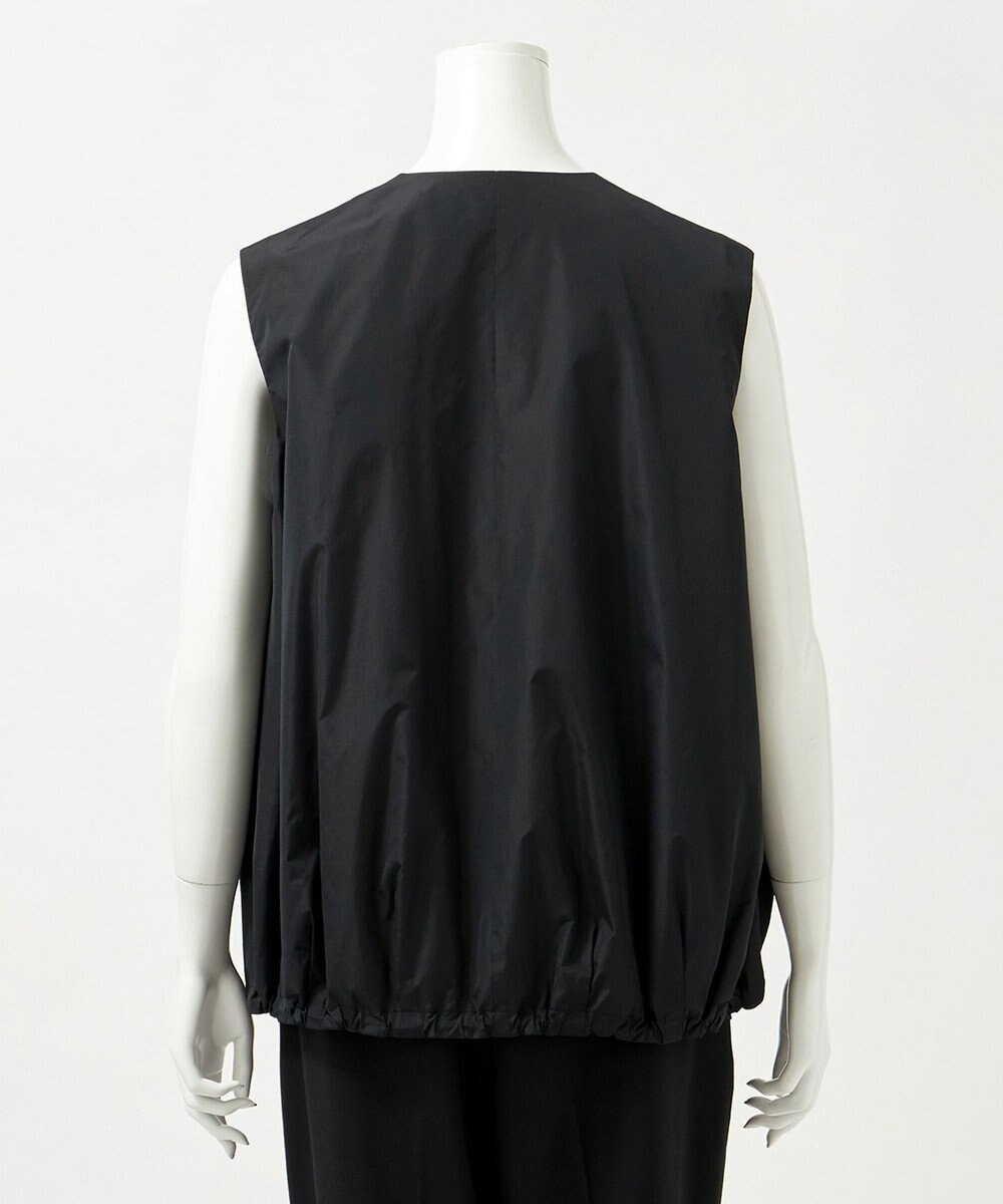 23区 【エステータ】シルクブレンド ライトタフタ ジップアップ ベスト 