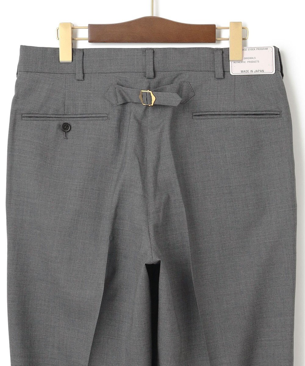 J.PRESS MEN 【J.PRESS ORIGINALS】PEPPIN MERINO TROPICAL PIPED STEM TROUSERS / JAPAN MADE 