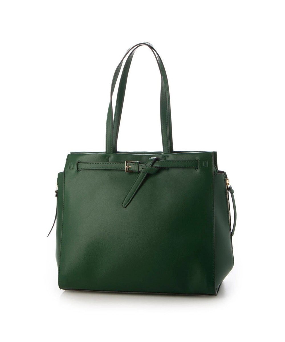 UNBILLION カシュカシュ cachecache / ベルトディテールサイドジップA4トート 