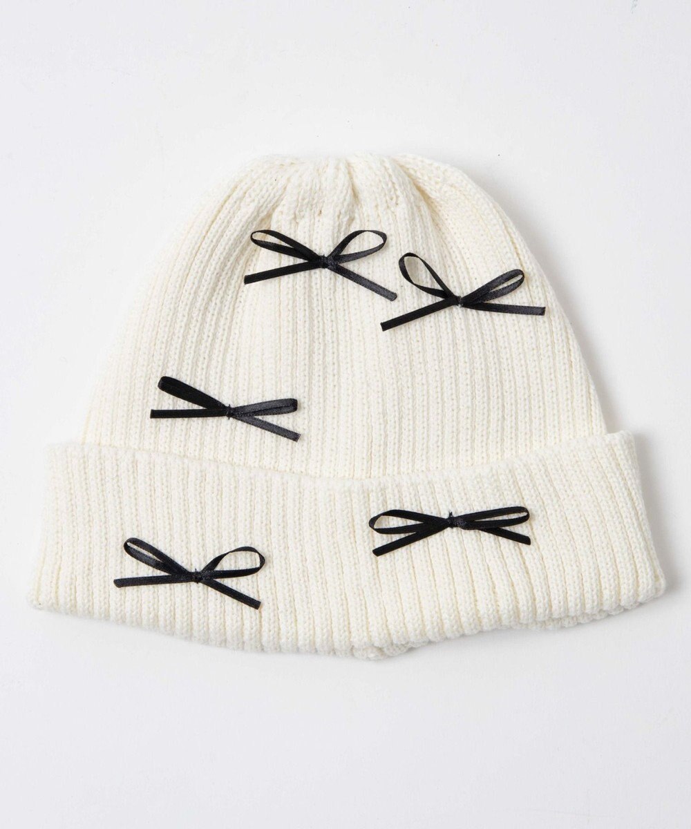 WEGO ribbon　knit　cap 