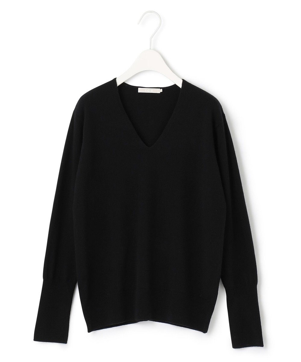 ICB 【人気のため新色追加・WEB限定カラーあり】ソフトウールハイゲージ Vネックニット 