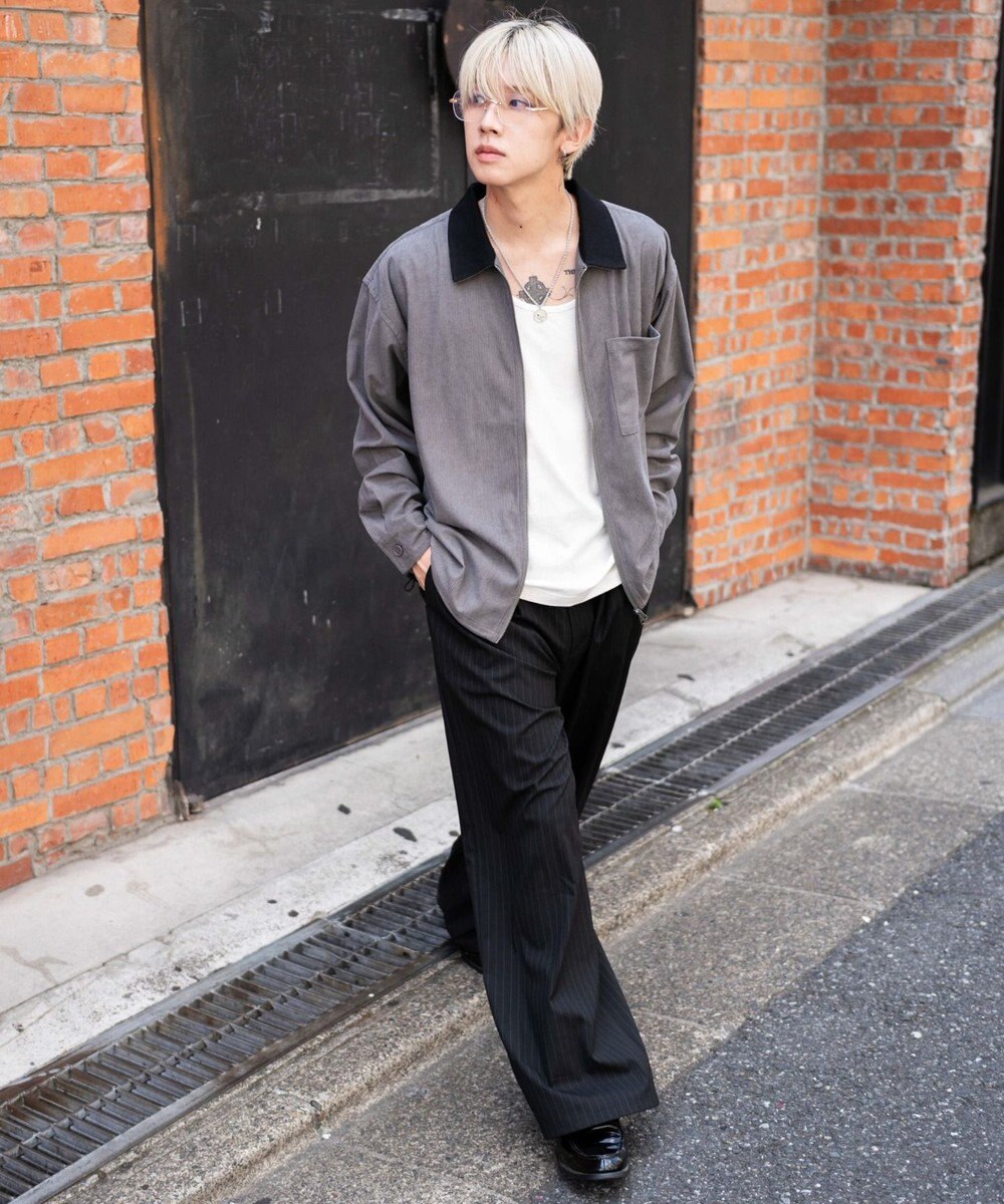 WEGO 【ユニセックス着用ITEM/MLサイズ展開】コーデュロイシャツジャケット 