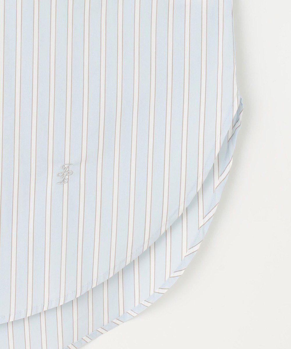 自由区 L 【スタイリストコラボ・洗える】SOMELOSバンドカラー シャツ 