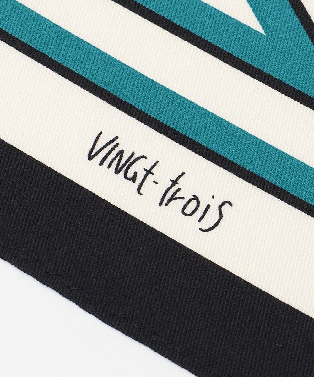 23区 【CLASSY.6月号掲載】ストライプ ダイヤ スカーフ 