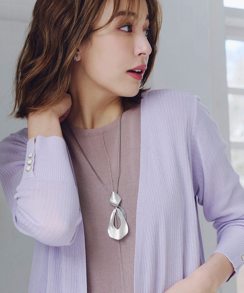 Tiaclasse 変形メタルフレームネックレス 