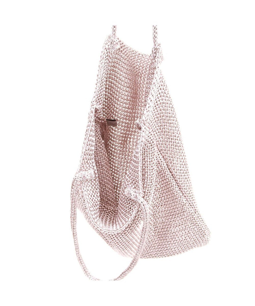 UNBILLION カシュカシュ cachecache / ラメ糸編みトートバッグ 