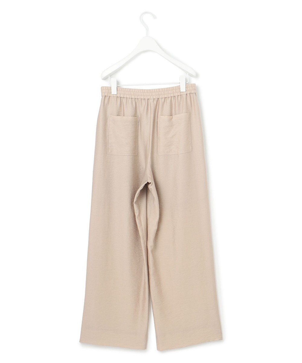 ICB 【人気のため新色追加・接触冷感・洗える】 ワッシャーツイル ワイドストレートパンツ 