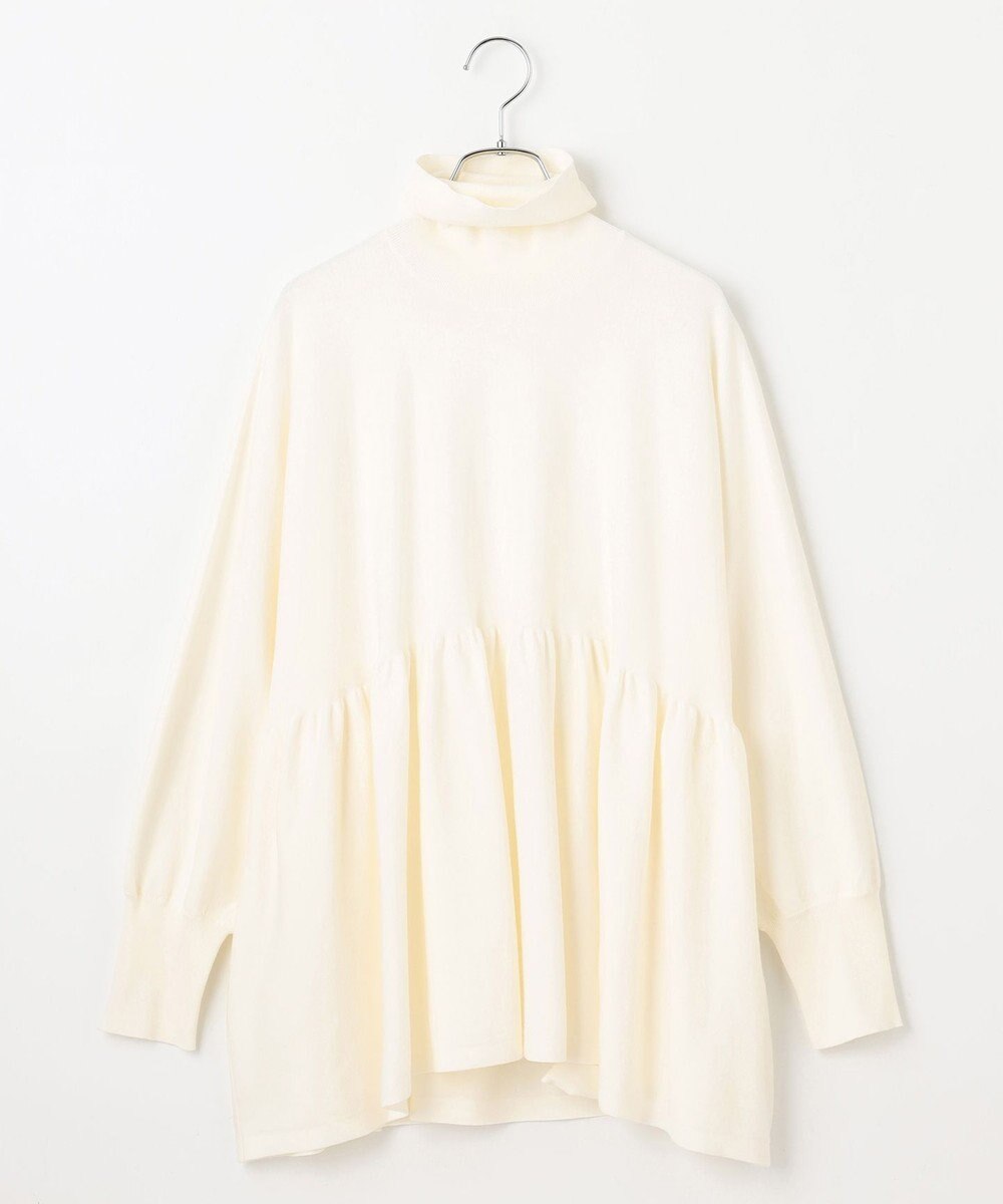 #Newans 【洗える】ペプラムデザインワイドシルエットプルオーバー 