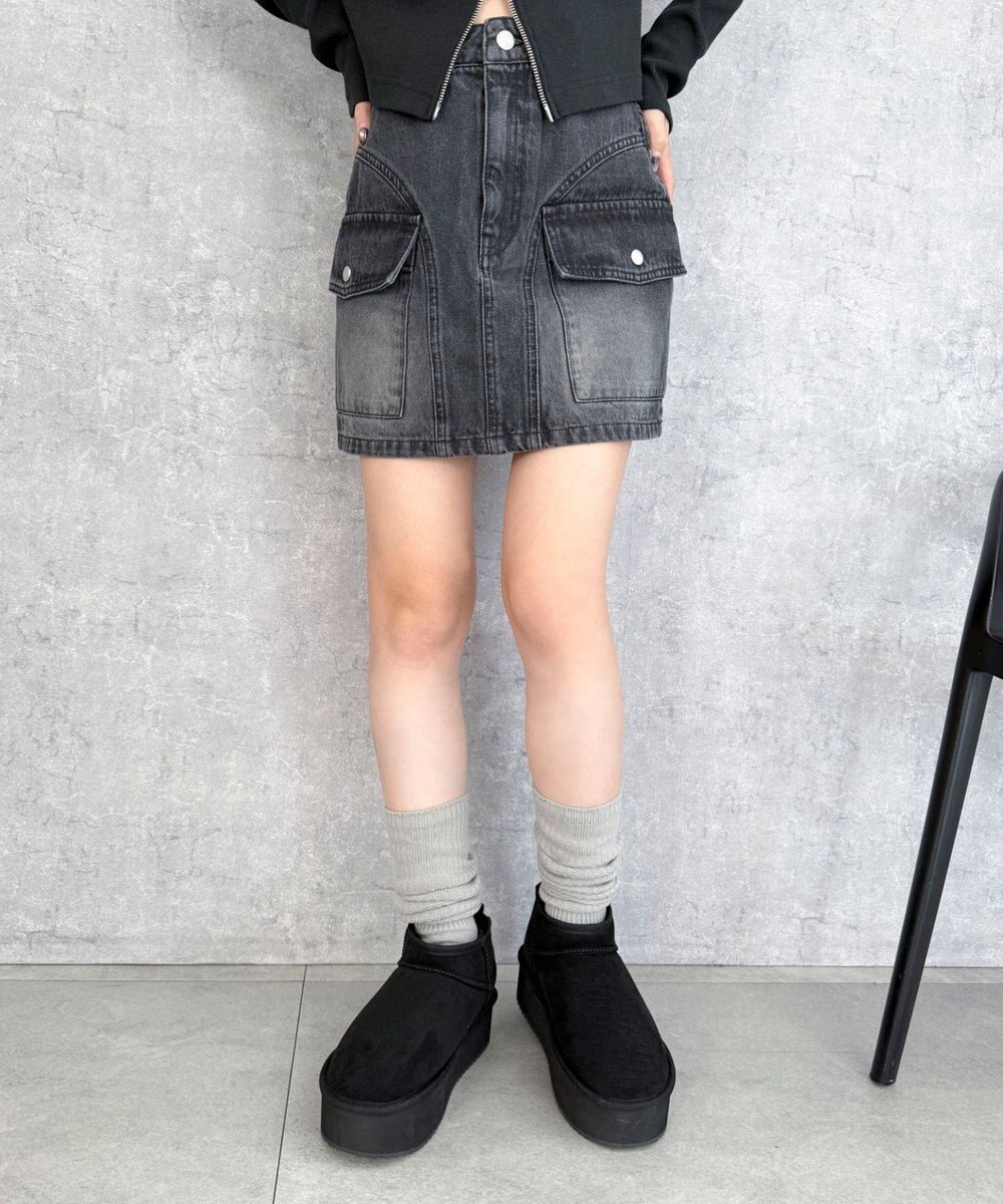 WEGO 【25年秋冬新作/あったかブーツ】厚底ムートンタッチブーツ 