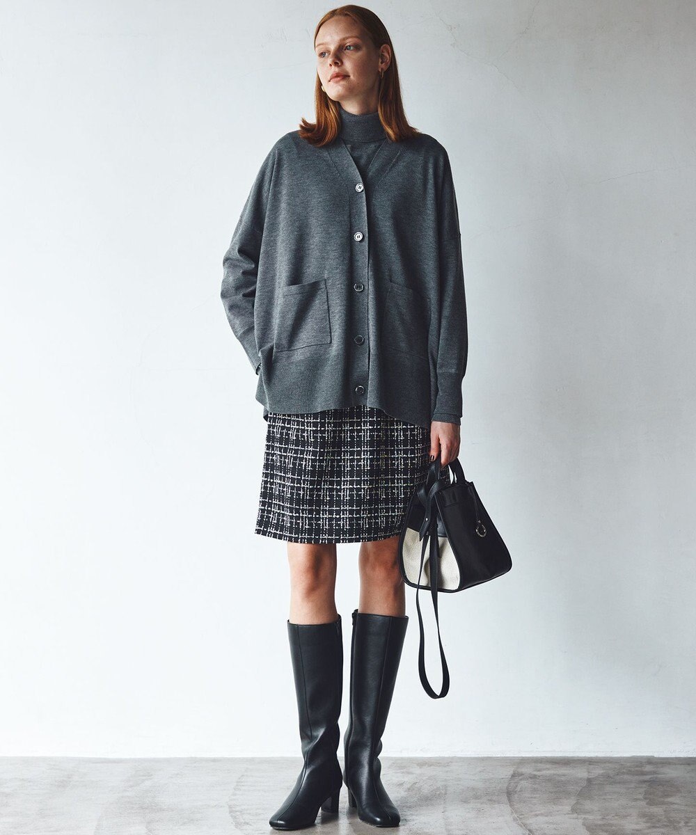 組曲 S ルーズフィットタートル ニット 