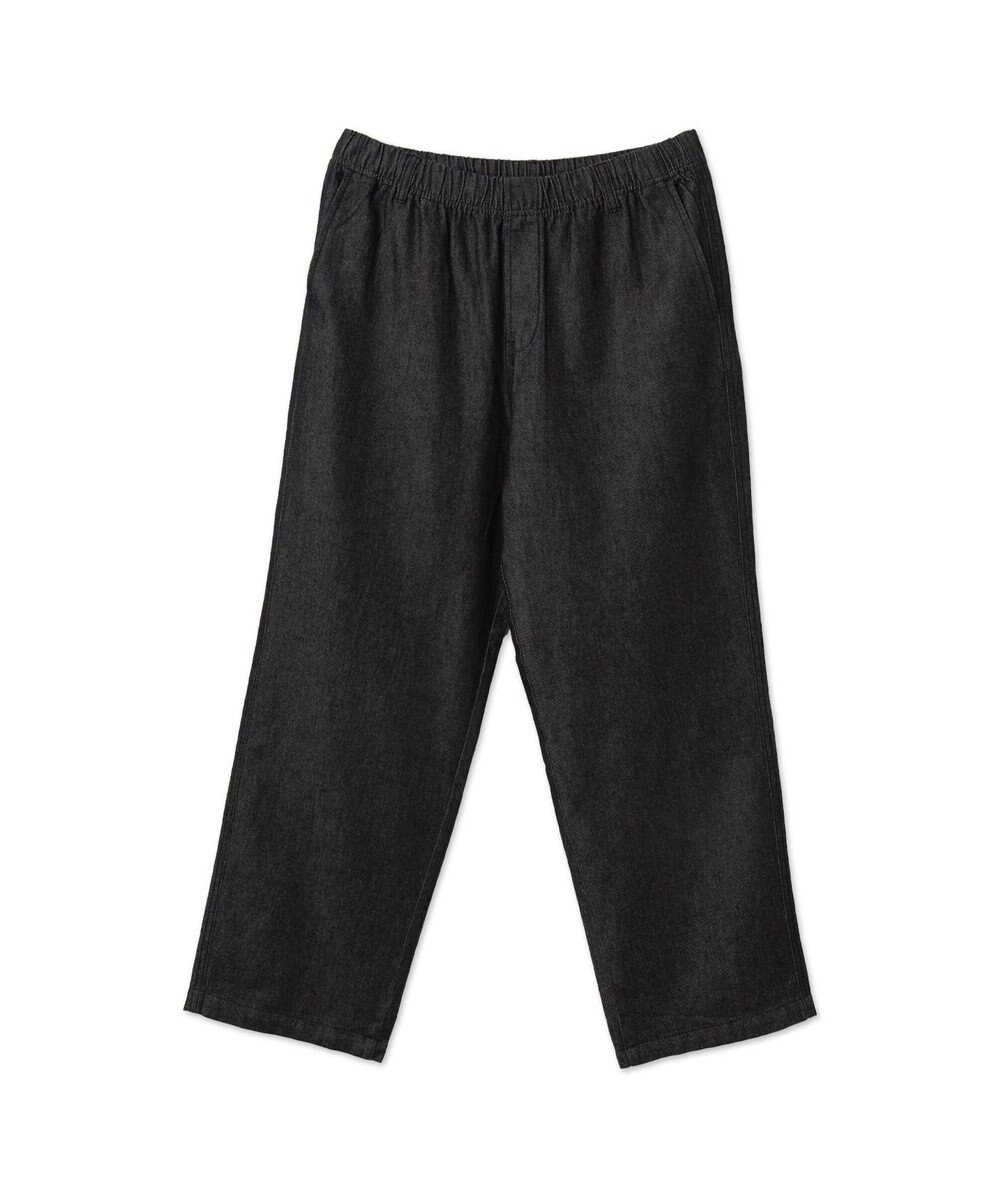 WEGO 【ウエストゴム/SMLサイズ展開】デニムイージーストレートパンツ2 