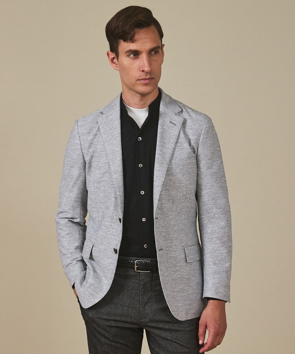 GOTAIRIKU カーディガンジャケット秋冬版【洗える/シワになりにくい/ストレッチ】リンクス BIZ ジャケット 