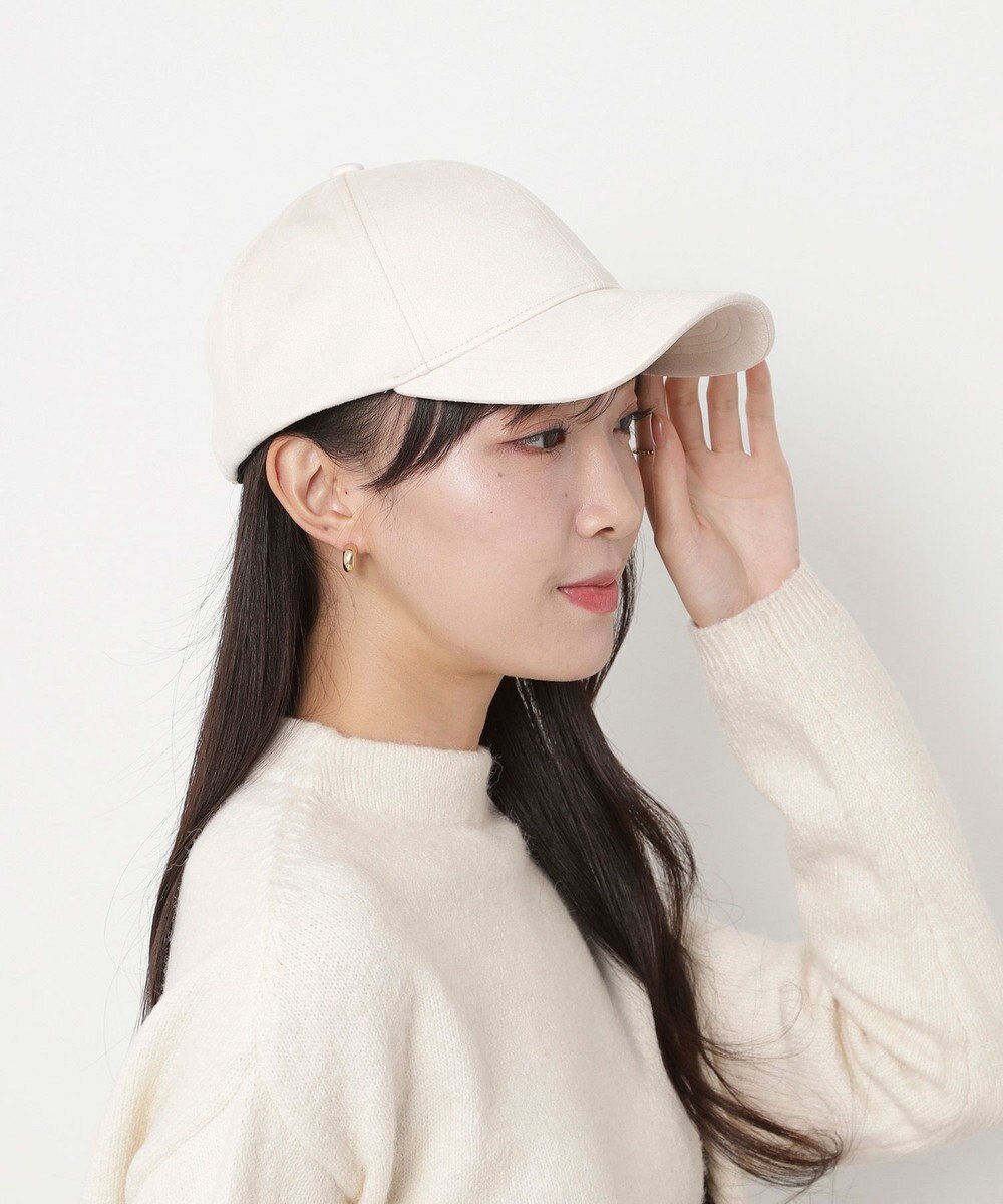 MOONBAT FURLA(フルラ)横刺繍スエード キャップ UVカット 