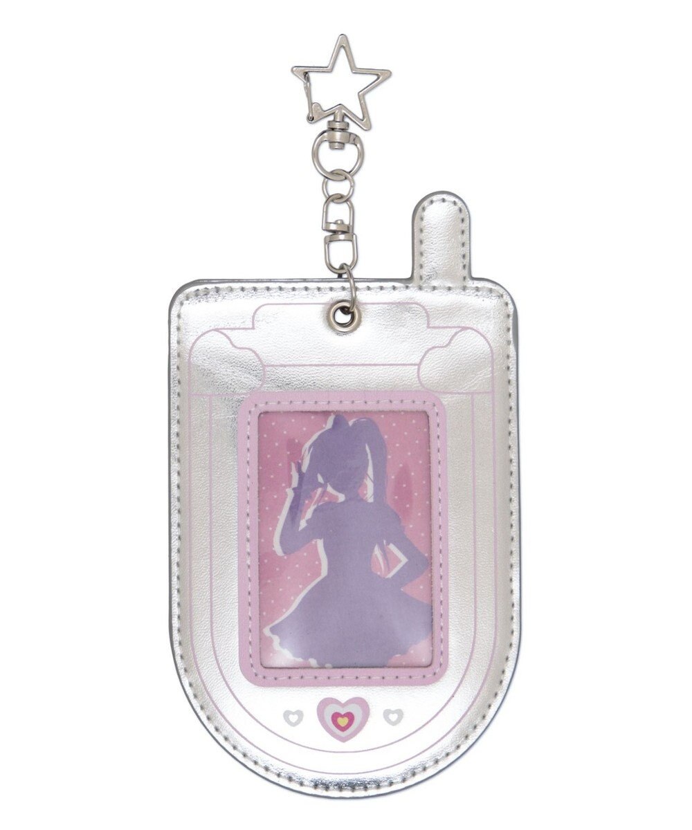 WEGO 【痛バ＆推し活グッズ】シャイニーガラケーカードホルダーキーホルダー 