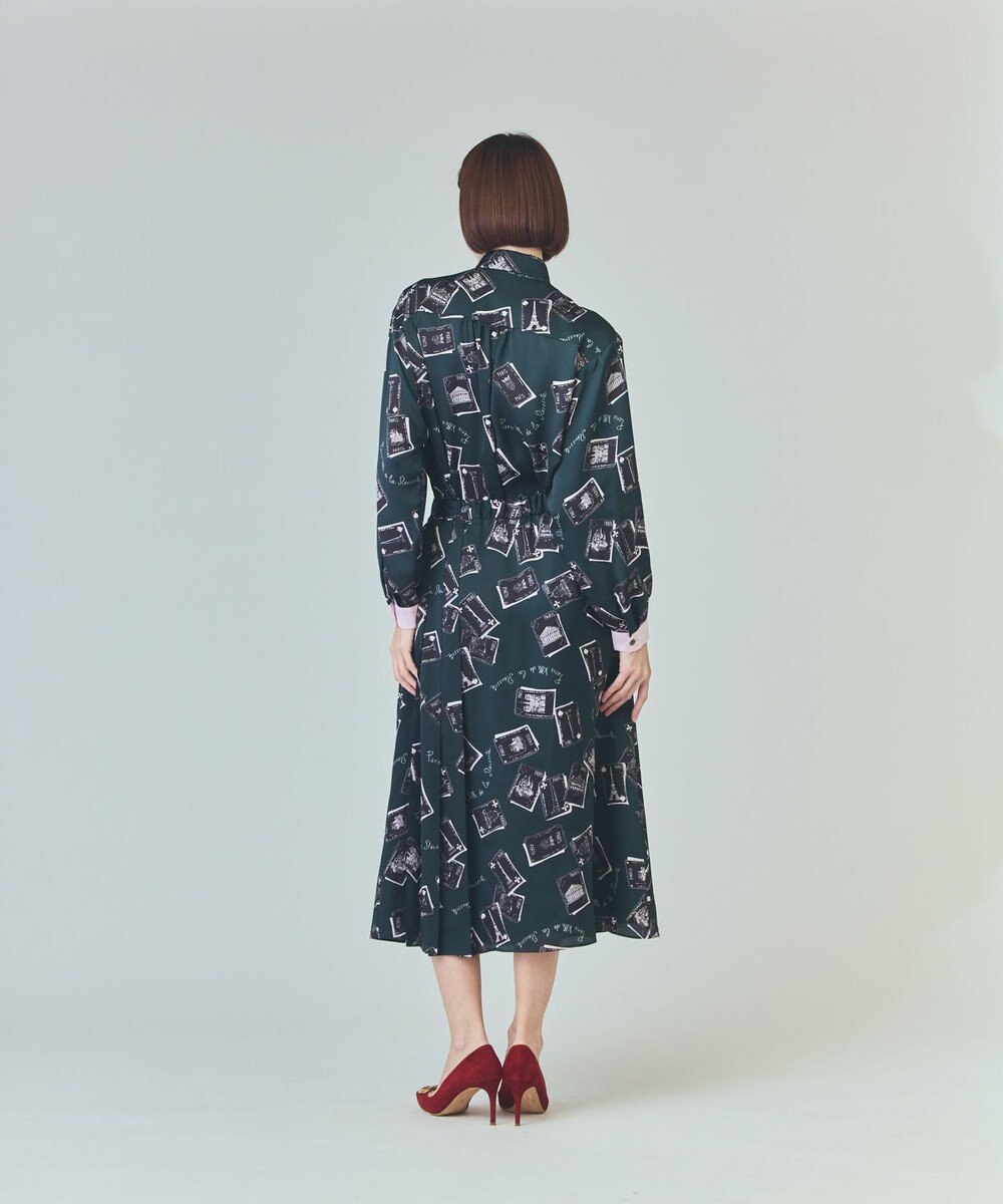 GRACE CONTINENTAL トランププリントラップスカート 