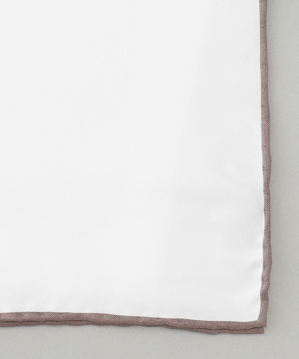 GOTAIRIKU 首にも巻ける【2WAY/日本製】シルク100% ポケットチーフ 