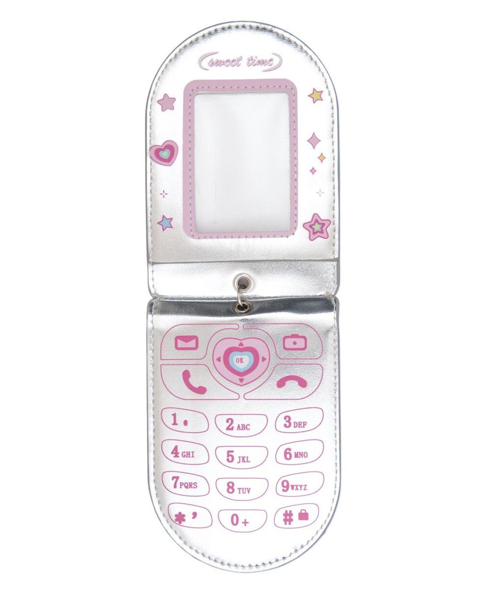 WEGO 【痛バ＆推し活グッズ】シャイニーガラケーカードホルダーキーホルダー 