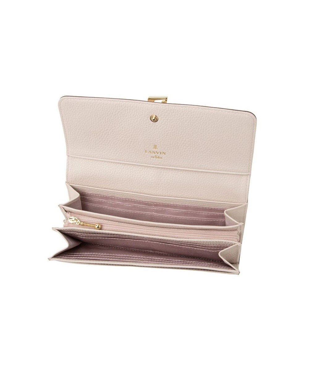 LANVIN en Bleu カルノ かぶせ長財布 